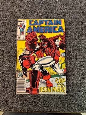 Captain America #341 Marvel Comics 1988 Cap vs Iron Man